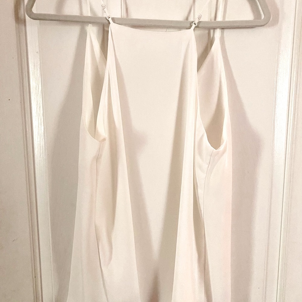 Ivory Spaghetti Strap Top Size M - Picture 4 of 6